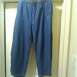 💲1⃣▶▶Blue Jean Look Drawstring Pants 1x